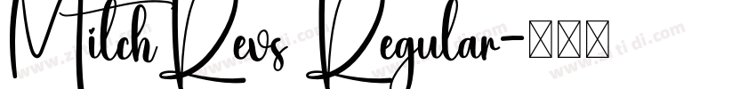 MitchRevs Regular字体转换 MitchRevs Regular字体转换